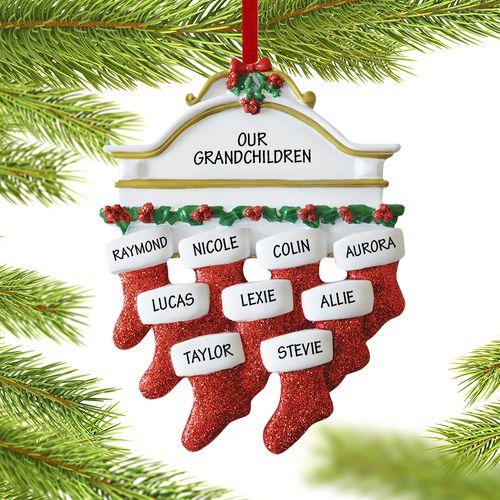Personalized Stockings Hanging From Mantel 9