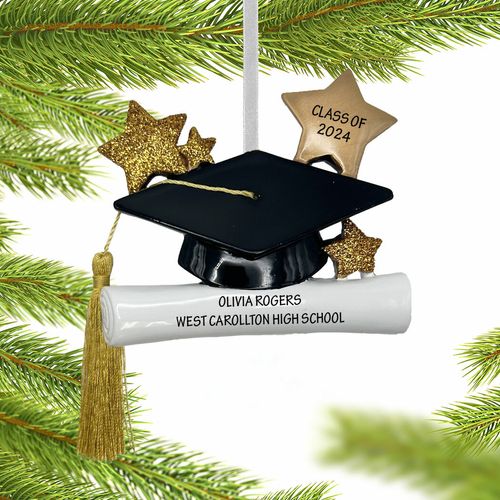 Personalized Graduate Hat And Tassel