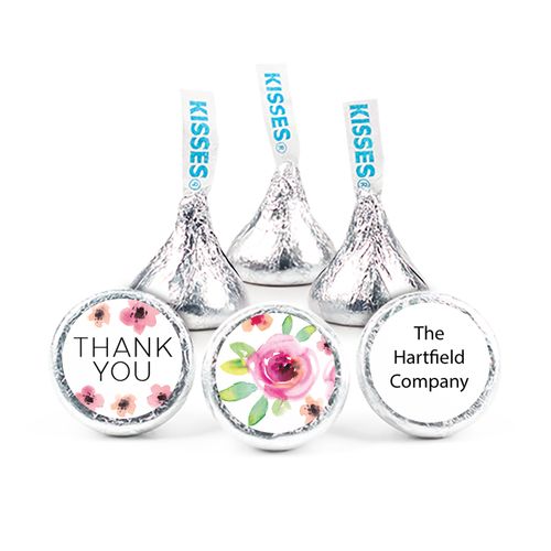 Personalized Bonnie Marcus Bouquet Thank You 3/4" Stickers (108 Stickers)