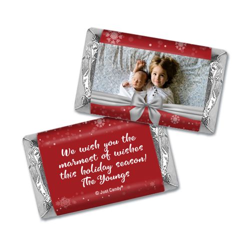 Personalized Christmas Welcoming Joy Hershey's Miniatures Wrappers