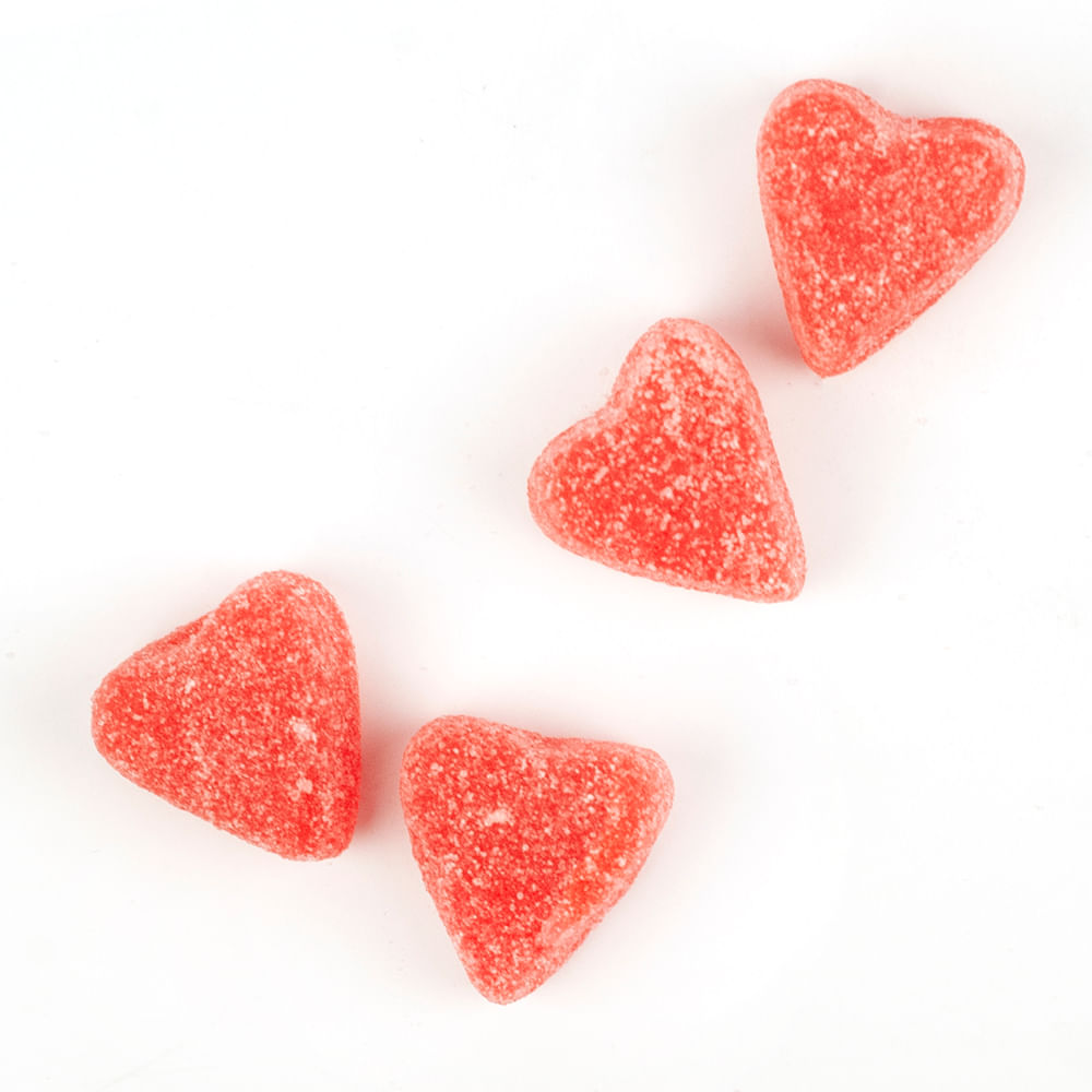 Cherry Jelly Hearts - Whcandy.com