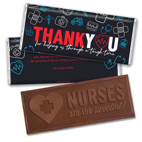 Personalized Medical Appreciation Chocolate Bars