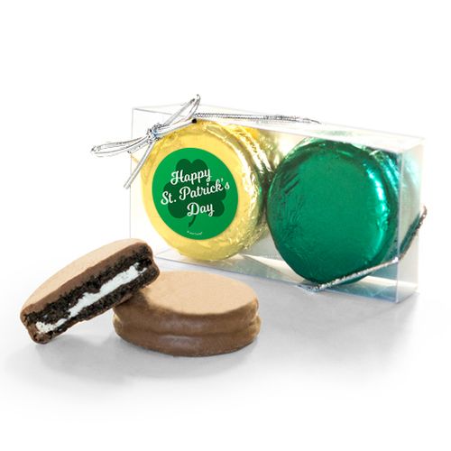 St. Patricks Day Clovers 2Pk Chocolate Covered Oreo Cookies