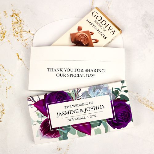 Personalized Godiva Wedding Favors