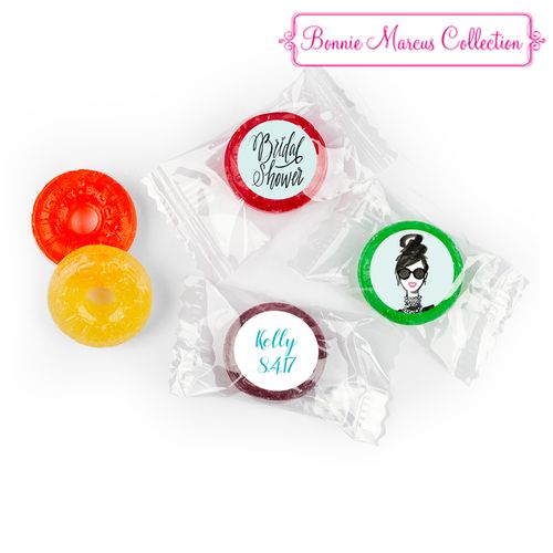 Showered in Vogue Personalized Bridal Shower LIFE SAVERS 5 Flavor Hard Candy Assembled