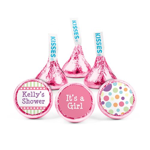 Personalized Baby Shower Dots Hershey's Kisses
