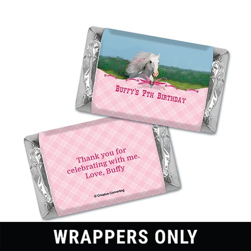 Personalized Birthday Horse Miniatures Wrappers