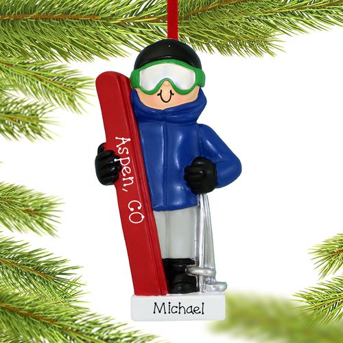 Personalized Skiing Boy