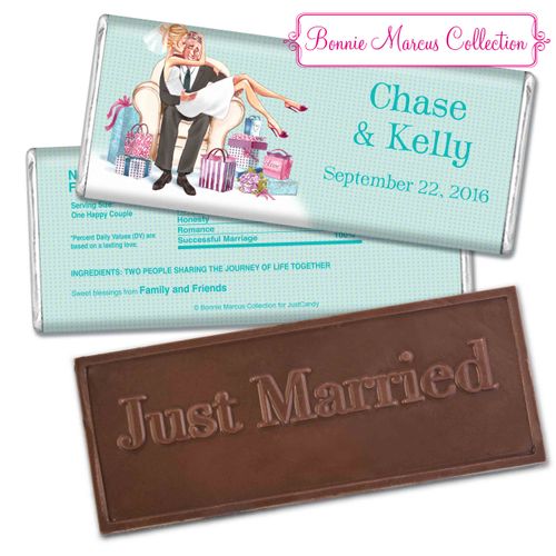 Personalized Bonnie Marcus Embossed Chocolate Bar