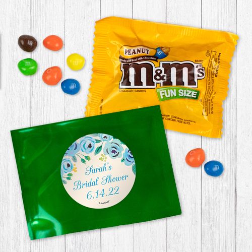 Personalized Bonnie Marcus Bridal Shower Here's Something Blue - Peanut M&Ms