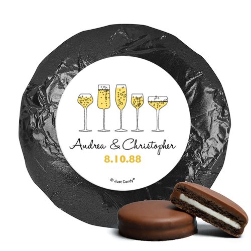 Personalized Chocolate Covered Oreos - Anniversary Cheers To Love