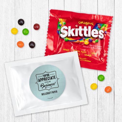 Personalized We Appreciate Your Business - Skittles