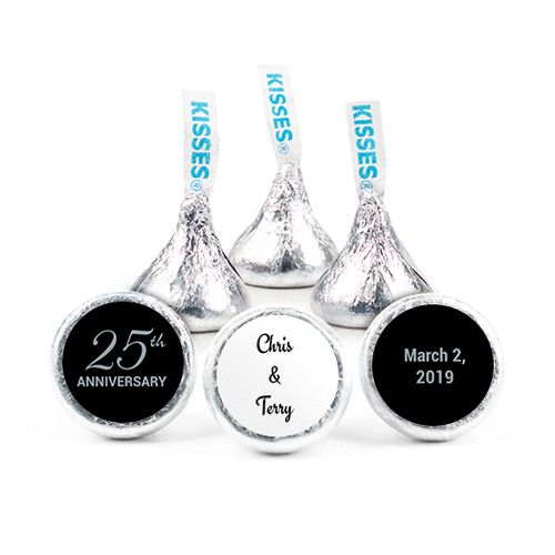 Personalized 25th Anniversary Hershey's Kisses