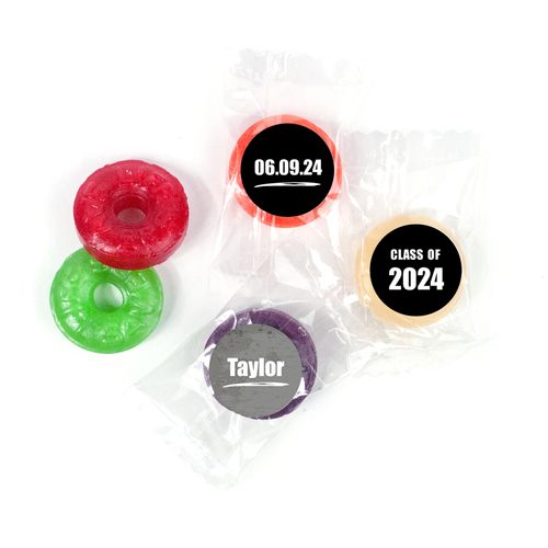 Graduation Personalized LifeSavers 5 Flavor Hard Candy Watercolor