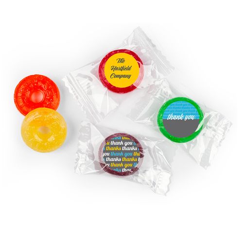 Brilliance Personalized Thank You LIFE SAVERS 5 Flavor Hard Candy Assembled