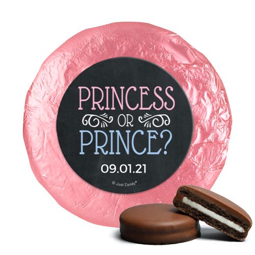 Personalized Bonnie Marcus Princess or Prince Gender Reveal Chocolate Covered Oreos