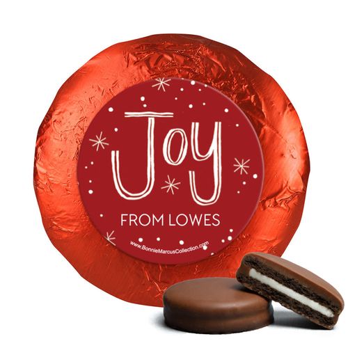 Personalized Bonnie Marcus Joy to the World Christmas Chocolate Covered Oreos