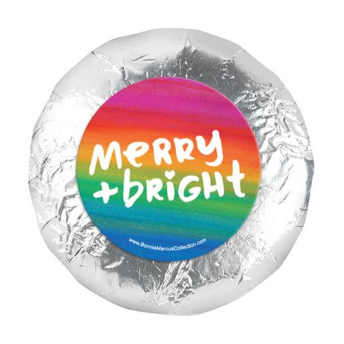 Bonnie Marcus Merry & Bright Christmas 1.25" Stickers (48 Stickers)