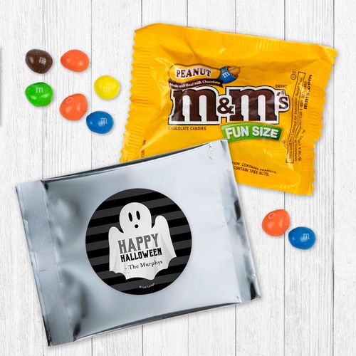 Personalized Halloween Ghouling Ghost - Peanut M&Ms
