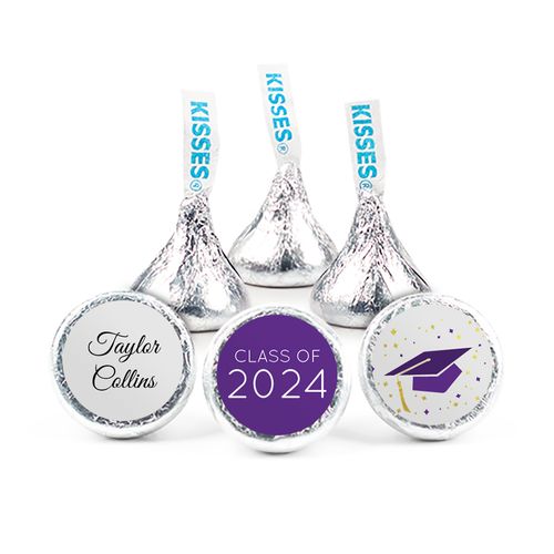 Confetti Cap Graduation HERSHEY'S KISSES Candy Assembled
