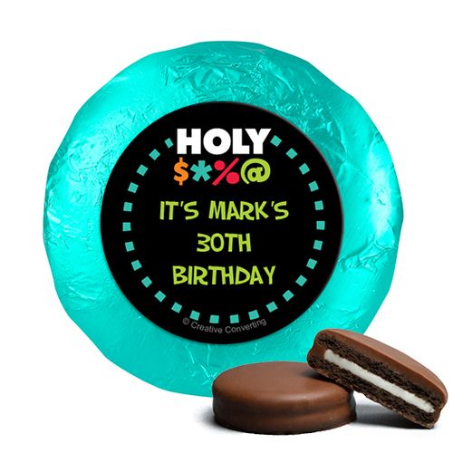 Personalized Birthday Bleep Milk Chocolate Covered Oreos