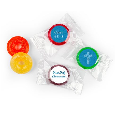 Beautiful Personalized First Communion LifeSavers 5 Flavor Hard Candy Assembled