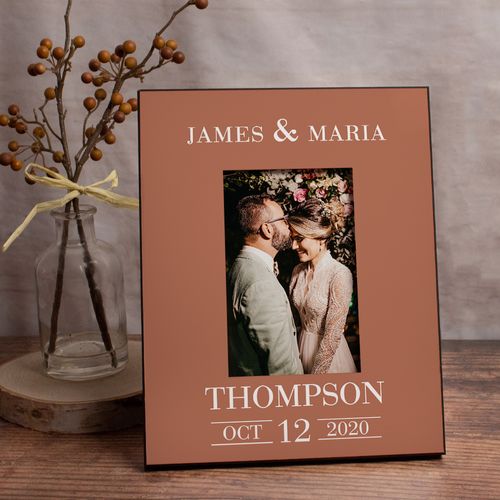 Personalized Picture Frame - Wedding Date