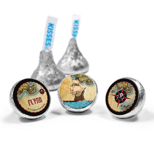 Personalized Birthday Pirate Map Hershey's Kisses