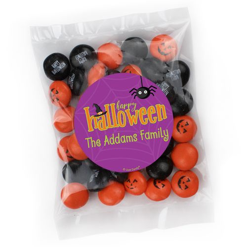 Personalized Halloween Candy Bag with JC Minis Milk Chocolate Gems - Halloween Spirit
