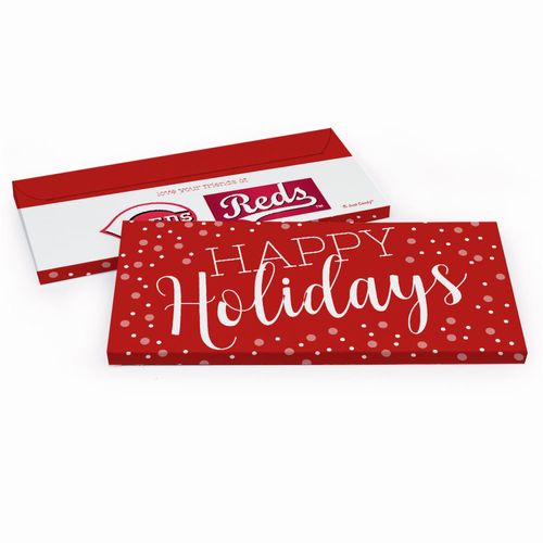 Deluxe Personalized Simply Holidays Christmas Candy Bar Favor Box