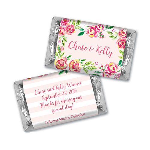 In the Pink Wedding Personalized Miniature Wrappers