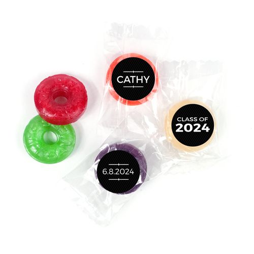Graduation Personalized LifeSavers 5 Flavor Hard Candy Cameo
