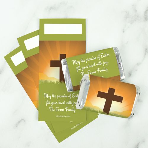 He's Risen Personalized Miniature Wrappers