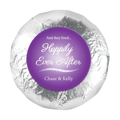 Personalized Wedding Reception Favors 1.25" Stickers (48 Stickers)