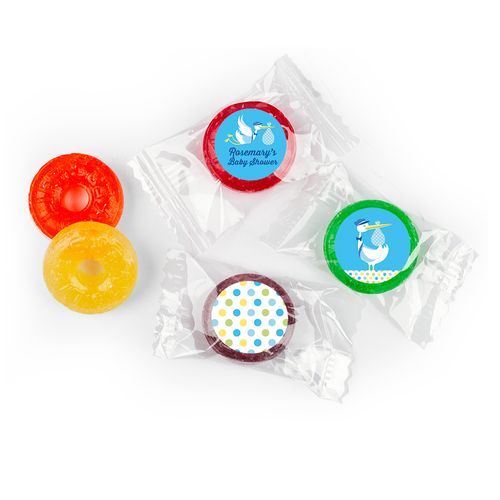 Personalized Baby Shower Blue Stork LifeSavers 5 Flavor Hard Candy (300 Pack)