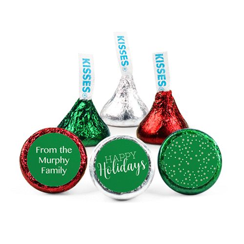 Personalized Christmas Simply Holiday Hershey's Kisses