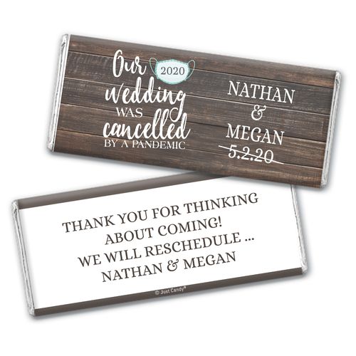 Personalized Our Wedding Was Cancelled Chocolate Bars