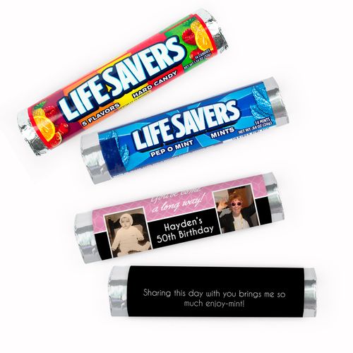 Personalized You've Come a Long Way Birthday Lifesavers Rolls (20 Rolls)
