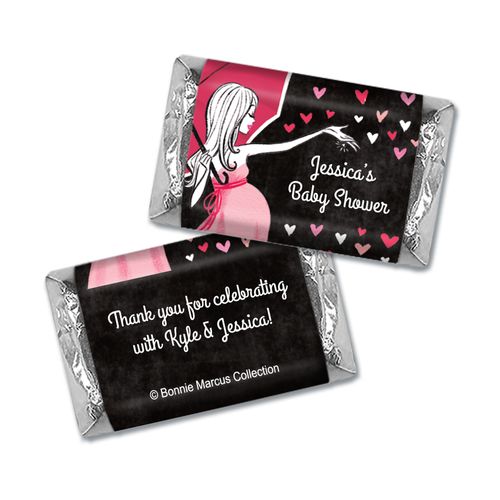 Sprinkling Pink Personalized Miniature Wrappers