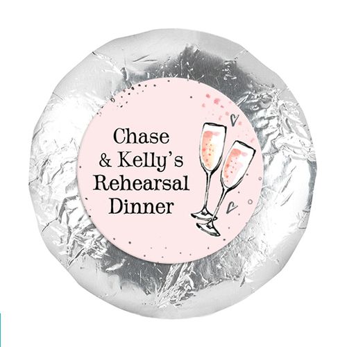The Bubbly Rehearsal Dinner Favors 1.25in Stickers
