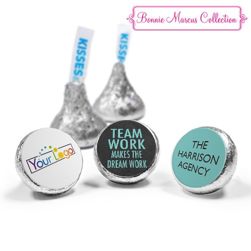 Personalized Bonnie Marcus Collection Teamwork Word Cloud Assembled Hershey's Kisses