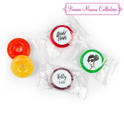Sunny Soiree Personalized Bridal Shower LIFE SAVERS 5 Flavor Hard Candy Assembled