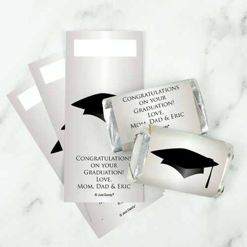 Graduation Personalized HERSHEY'S MINIATURES Wrappers Cap