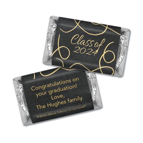 Personalized Bonnie Marcus Collection Chalkboard Graduation Hershey's Miniatures