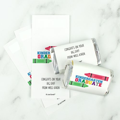 Graduation Personalized HERSHEY'S MINIATURES Wrappers Crayon Grad