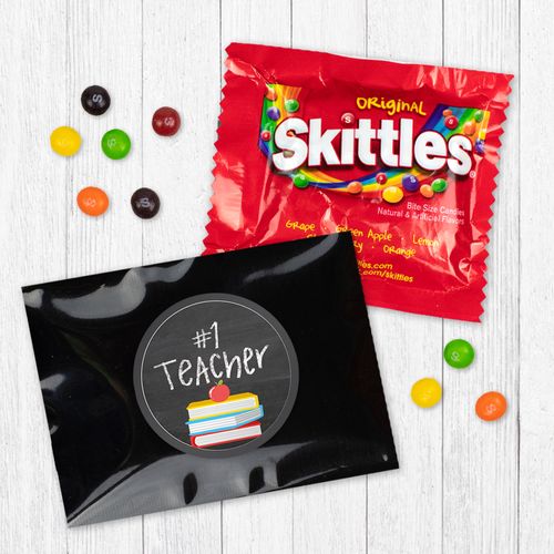 Personalized Bonnie Marcus Teacher Appreciation Books - Skittles