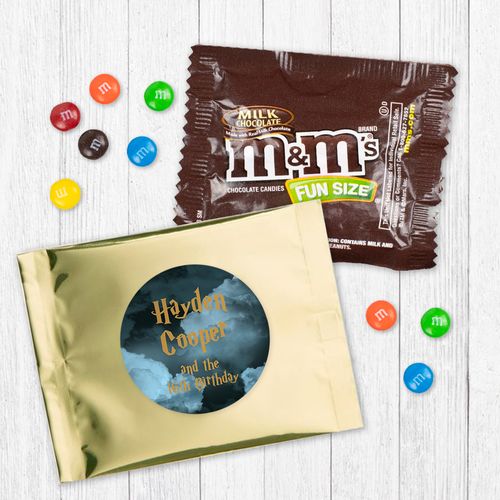 Personalized Birthday Harry Potter Wizzardly Wishes - Milk Chocolate M&Ms
