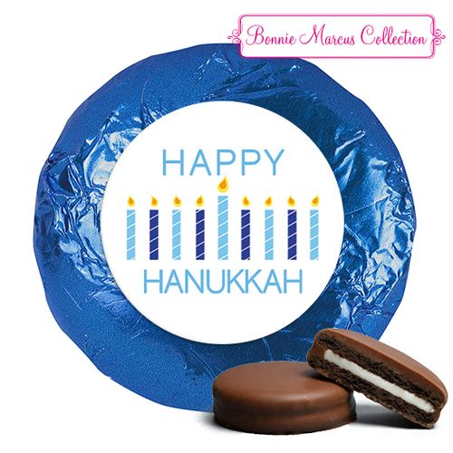 Personalized Chocolate Covered Oreos - Hanukkah Candles
