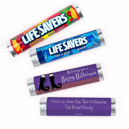 Personalized Halloween The Witch Is In Lifesavers Rolls (20 Rolls)
