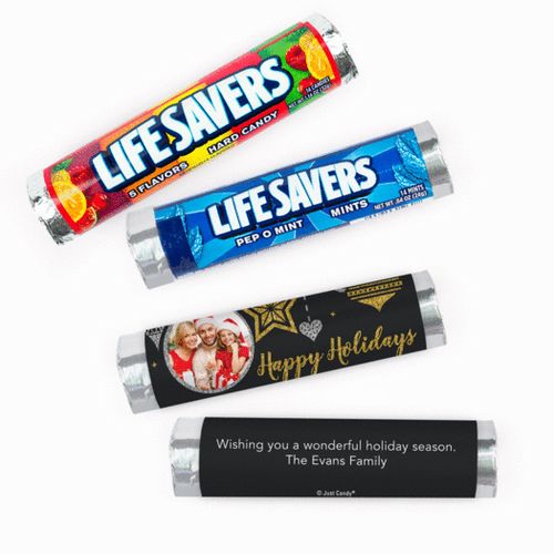 Personalized Christmas Once Upon a Holiday Lifesavers Rolls (20 Rolls)